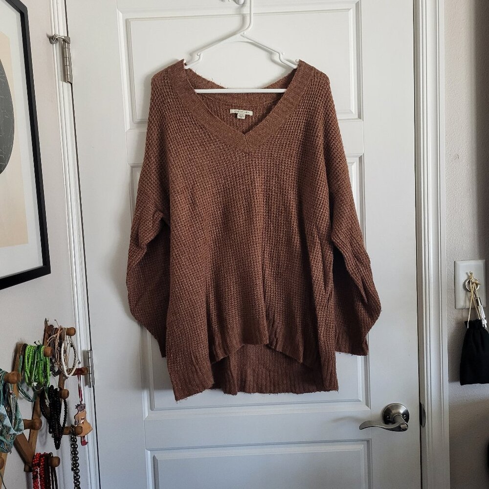 American Eagle Soft Rust Sweater - image 1